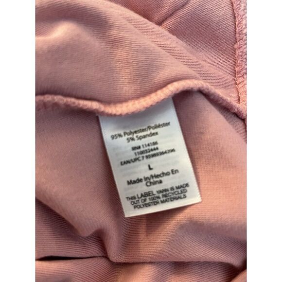 Juicy Couture Large Pink Velour Zip Up Tracksuit Jacket Hood Bling Logo NWT $115 - Picture 5 of 6